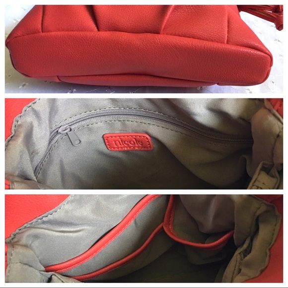 Nicole By Nicole Miller Red Crossbody Bag - Picture 6 of 6